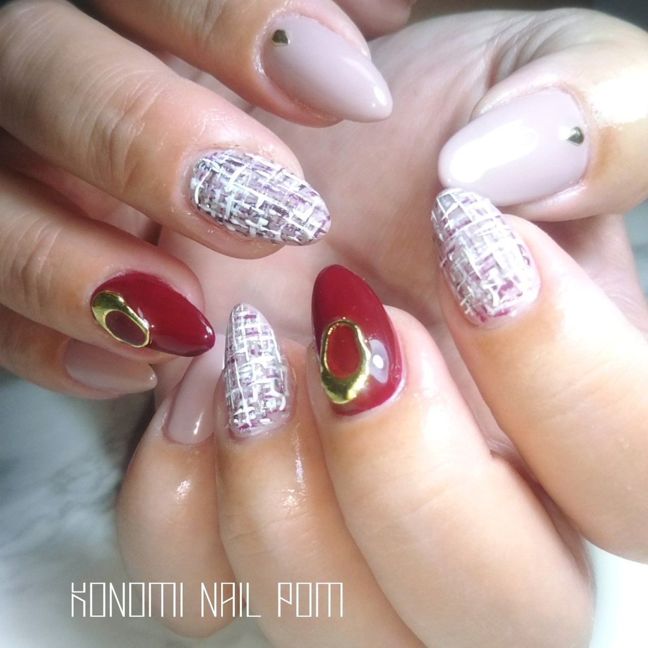 秋 冬 卒業式 デート ハンド Konomi Nail Pomのネイルデザイン No ネイルブック