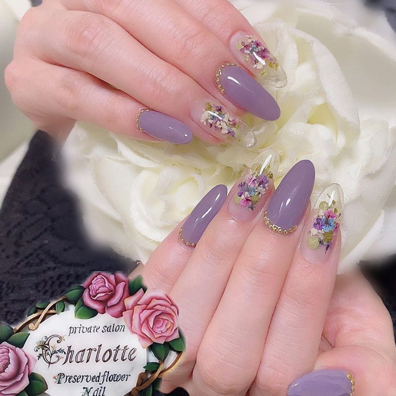 夏 秋 冬 オールシーズン ハンド Privatesalon Charlotteのネイルデザイン No ネイルブック