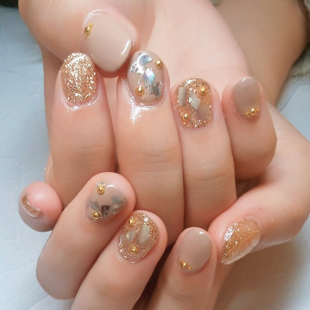 秋 冬 ハンド ラメ ワンカラー Beautysalonk エステ ネイルのネイルデザイン No ネイルブック