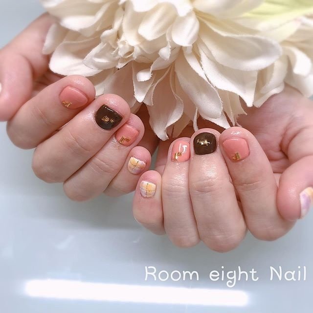 秋 冬 オールシーズン オフィス ハンド Room Eight Nailのネイルデザイン No ネイルブック