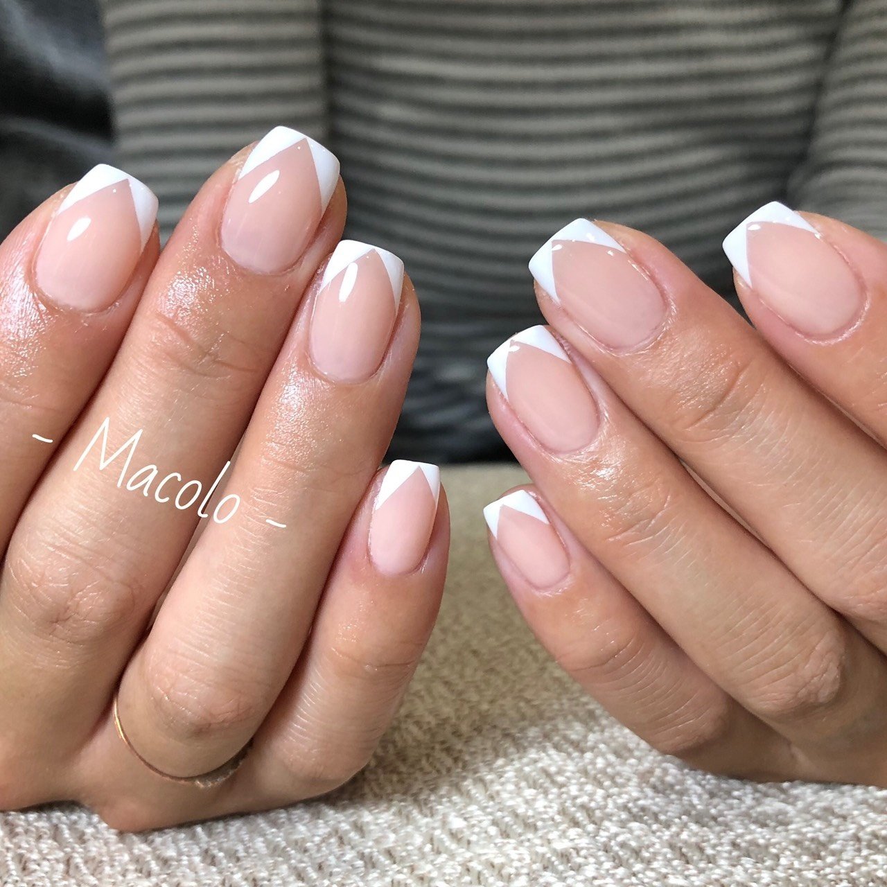 オールシーズン お正月 デート ハンド シンプル Nailsalon Macoloのネイルデザイン No ネイルブック