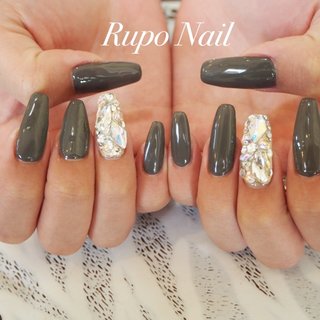 墨黒のネイルデザイン ネイルブック