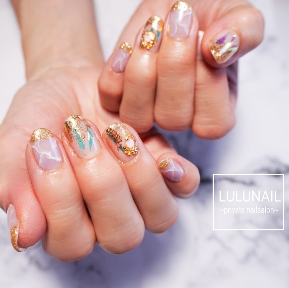 ハンド ジェル Natsumi福岡県春日市lulunail ルルネイル のネイルデザイン No ネイルブック
