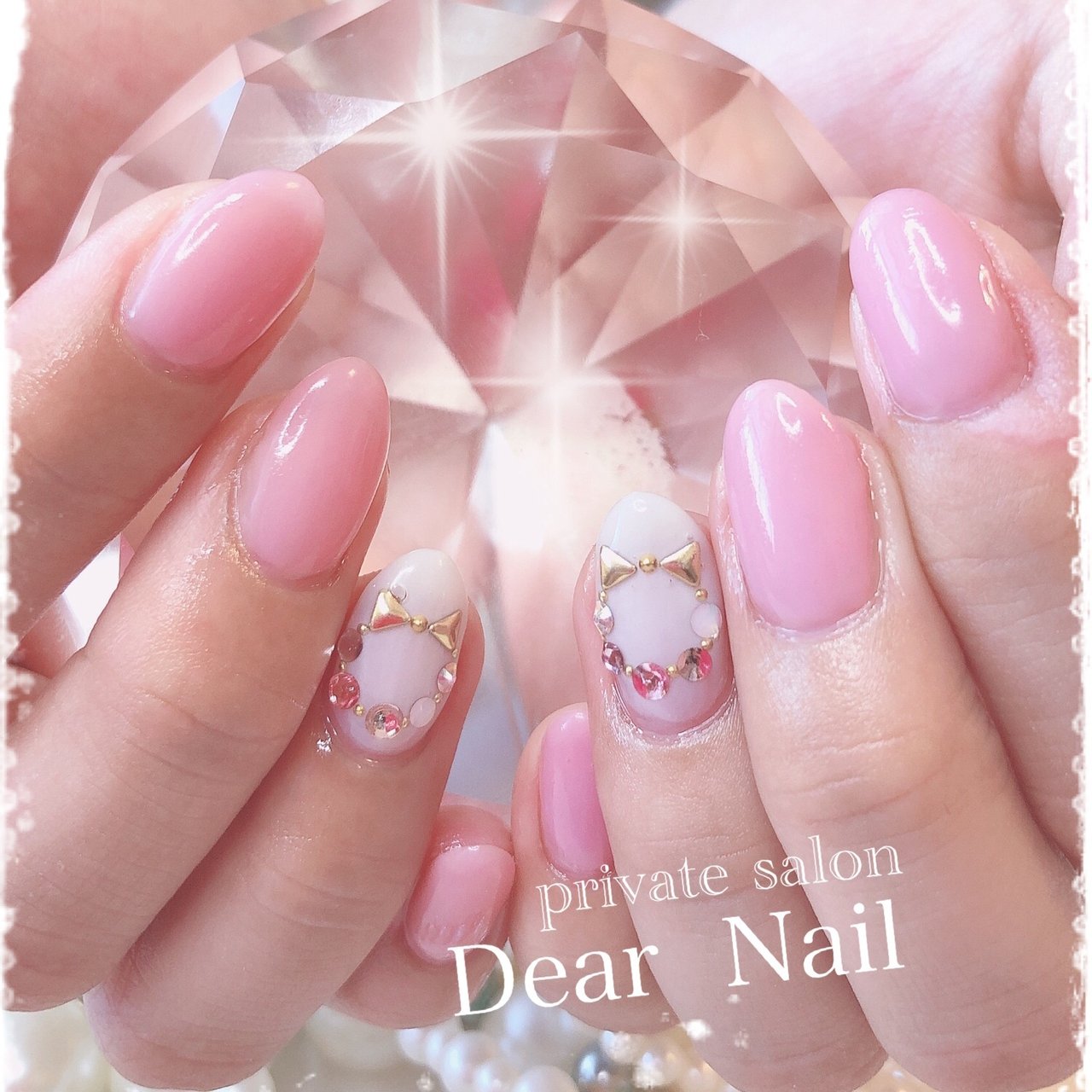 冬 クリスマス ハンド ワンカラー ミディアム Dearnail39のネイルデザイン No ネイルブック