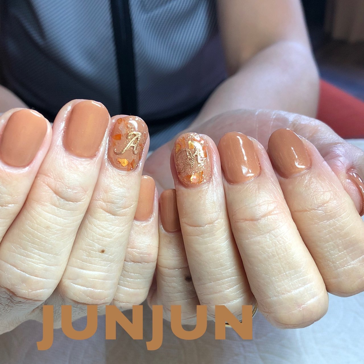 秋 冬 ハンド シンプル ジェルネイル Junjunのネイルデザイン No ネイルブック