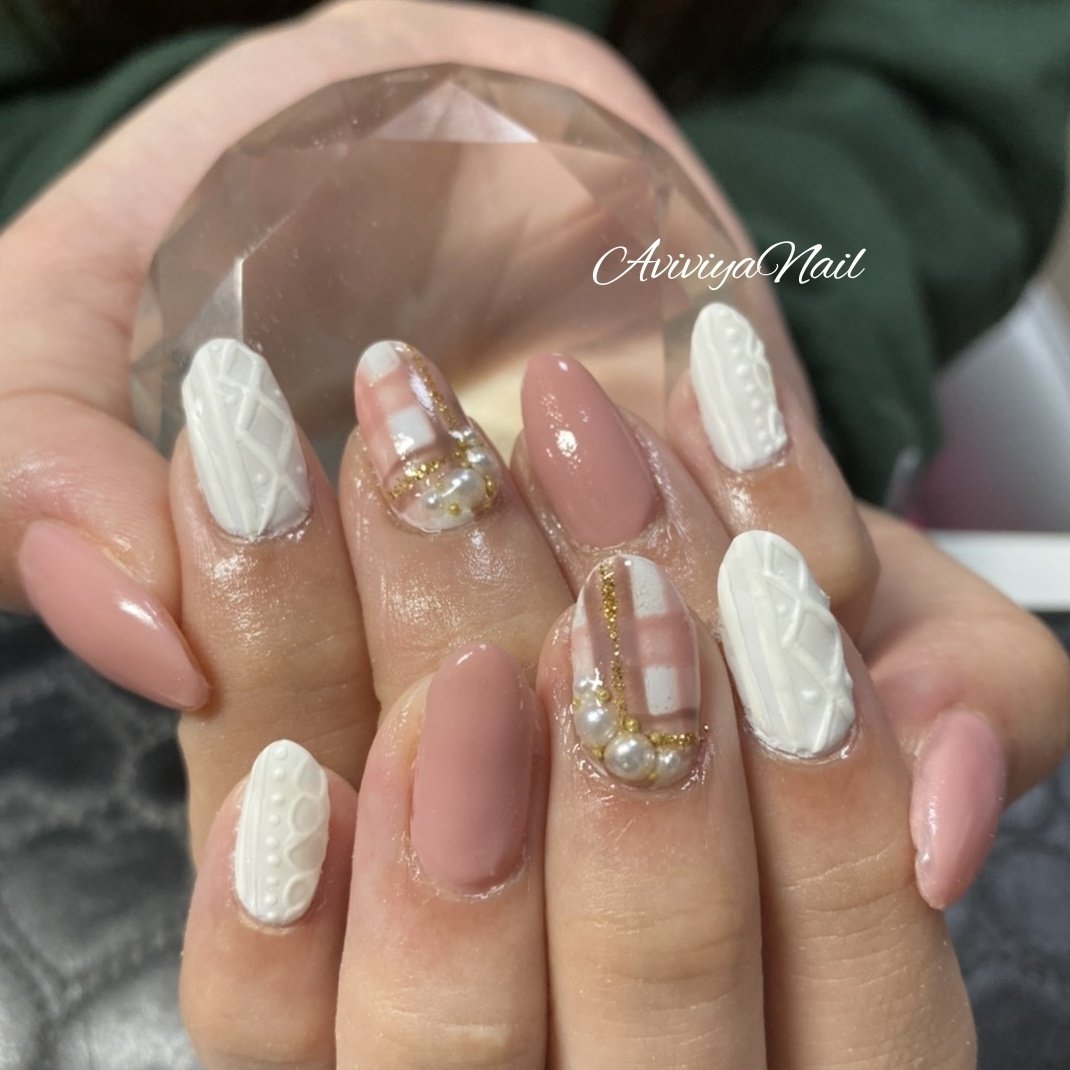 秋 冬 デート 女子会 ハンド Aya アヴィヴィヤのネイルデザイン No ネイルブック