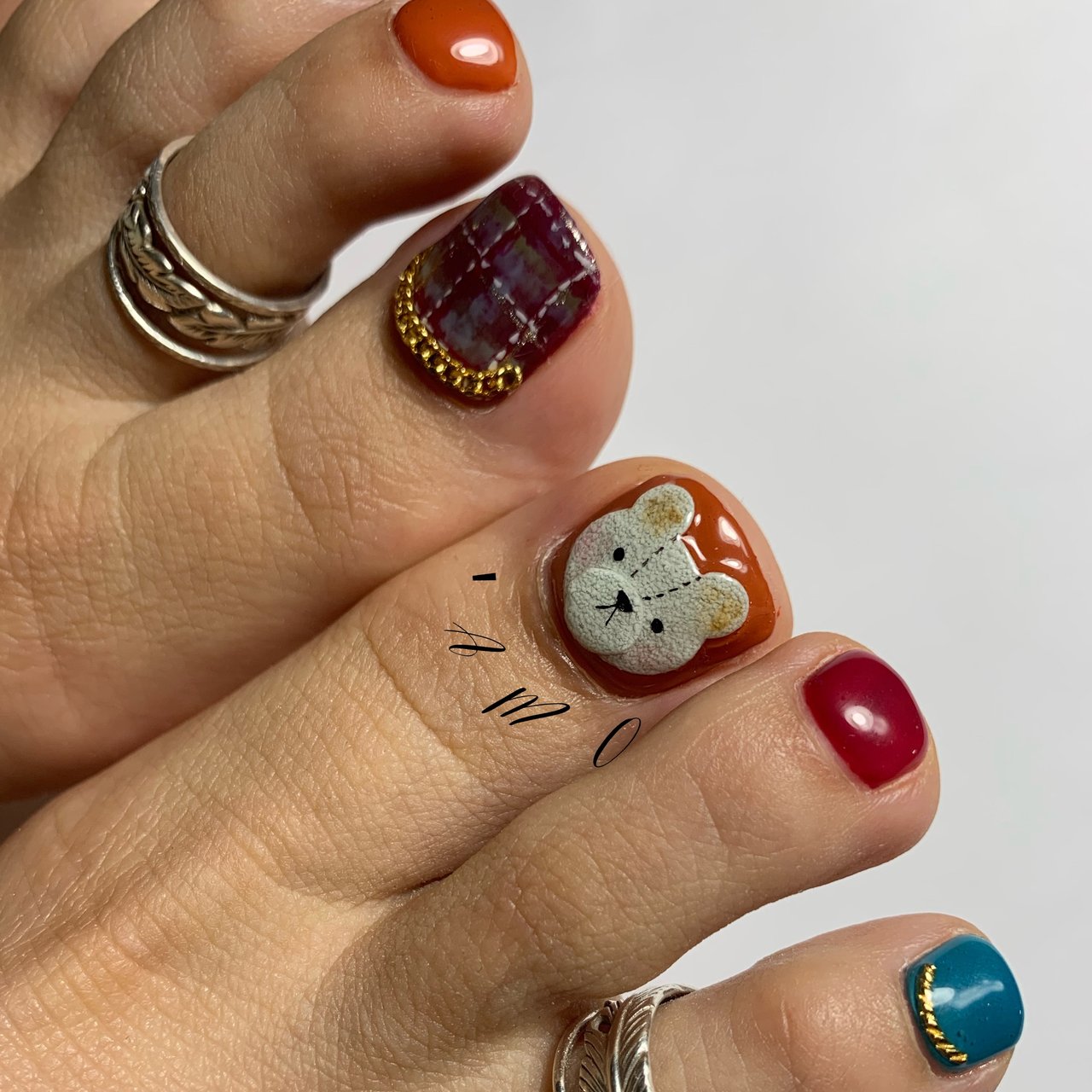 オールシーズン ワンカラー キャラクター 3d ジェル Nail Room Amoのネイルデザイン No ネイルブック