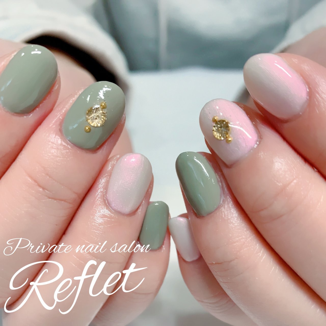 オールシーズン ハンド シンプル ワンカラー ショート Reflet Nail ルフレ のネイルデザイン No ネイルブック