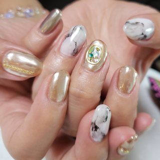 人気順 大理石 新大阪ネイルサロンのネイルデザイン ネイルブック
