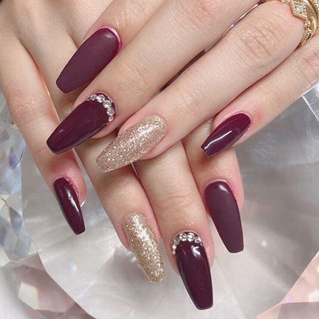 オールシーズン 成人式 ハンド ワンカラー ロング Nail Salon Rose 56のネイルデザイン No ネイルブック