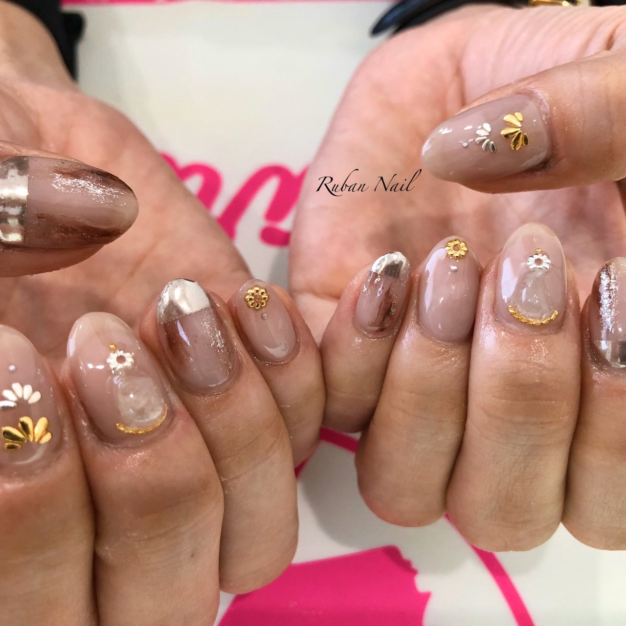 オールシーズン パーティー 女子会 ハンド ラメ Ruban Nailのネイルデザイン No ネイルブック