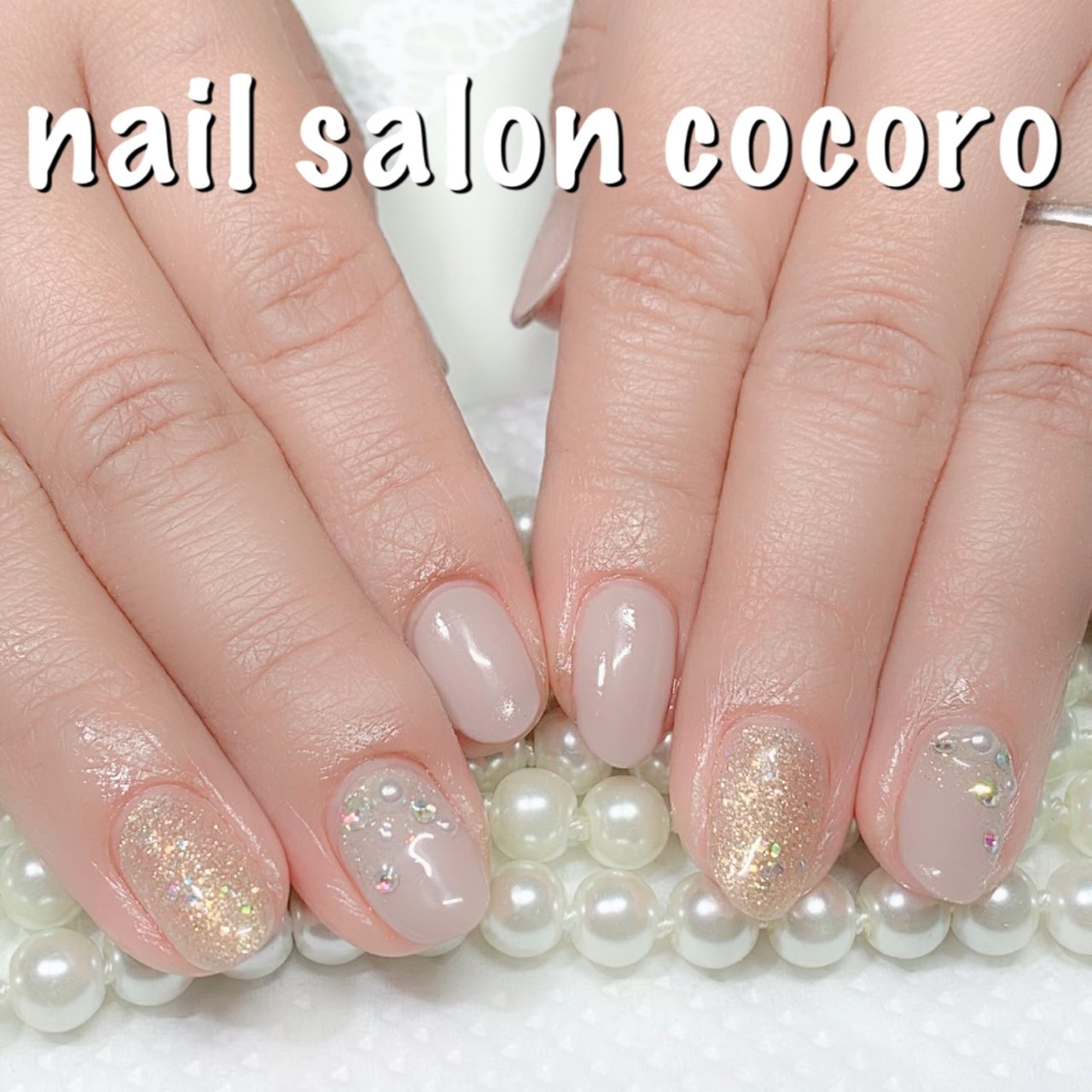 オフィス ブライダル デート 女子会 ハンド ネイルサロンココロのネイルデザイン No ネイルブック