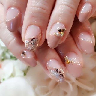 人気順 斜めフレンチデザインのネイルデザイン ネイルブック