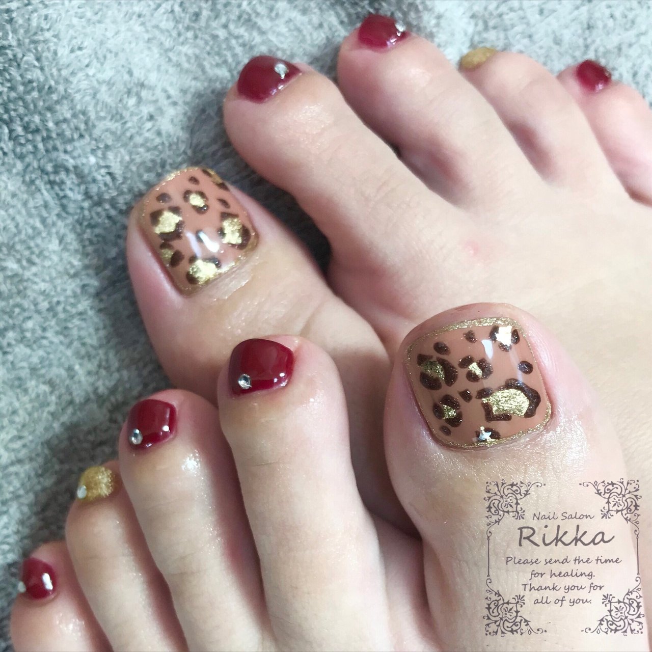 秋 冬 オフィス 女子会 フット Nailsalon Rikkaのネイルデザイン No 4802939 ネイルブック