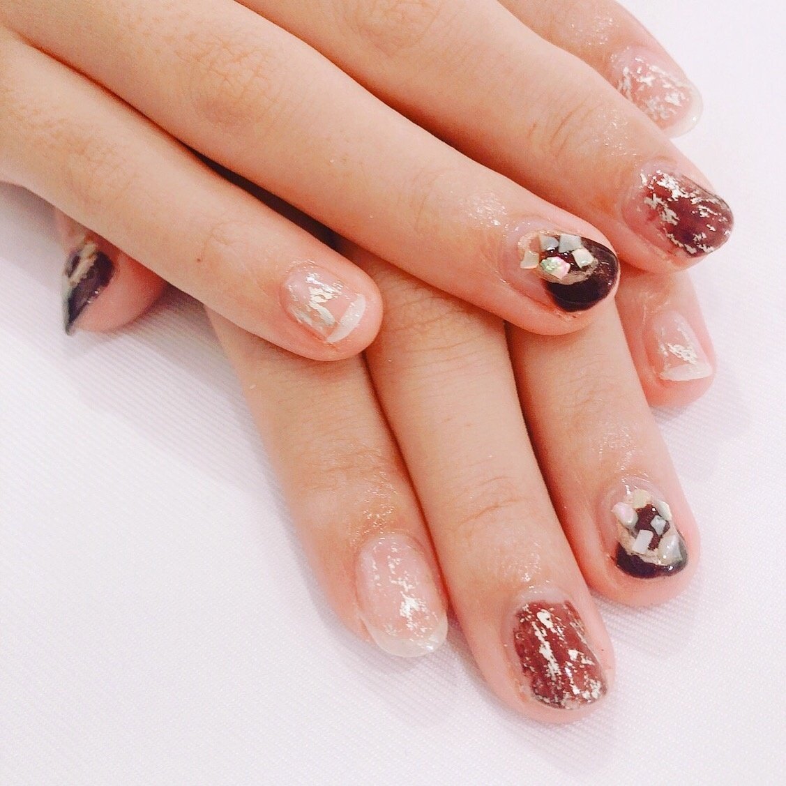 秋 冬 デート 女子会 ハンド 巣鴨のネイルサロン えがお爪工房 のネイルデザイン No ネイルブック