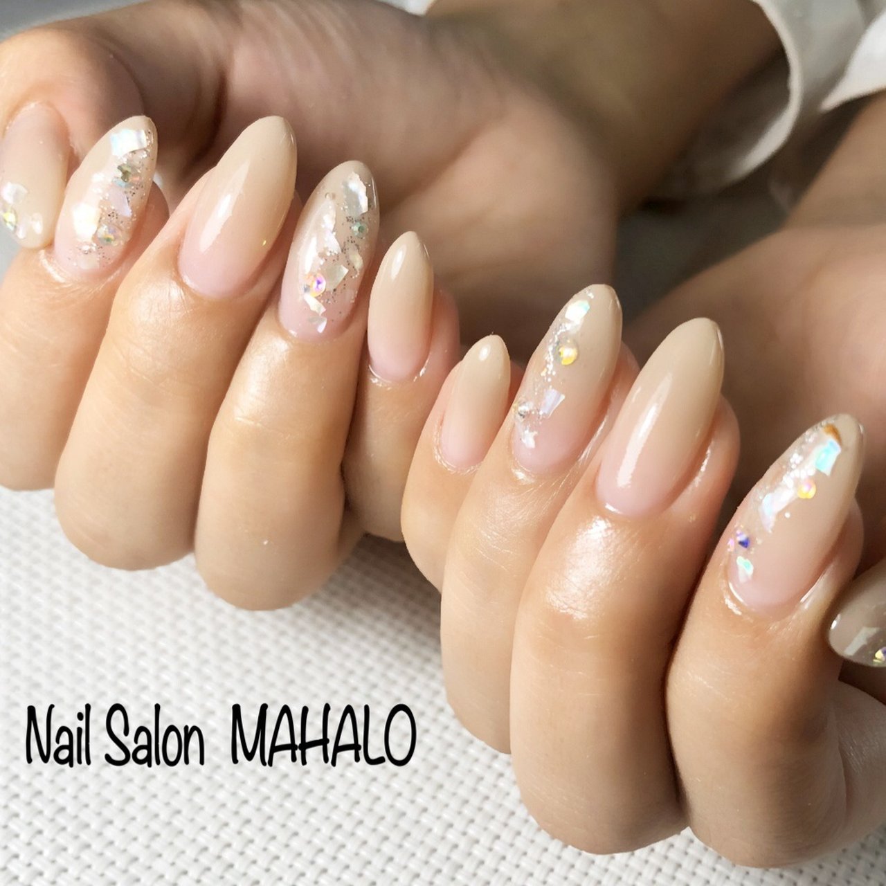 オールシーズン ハンド グラデーション シェル ミディアム Mahalo1101 Nailのネイルデザイン No ネイルブック