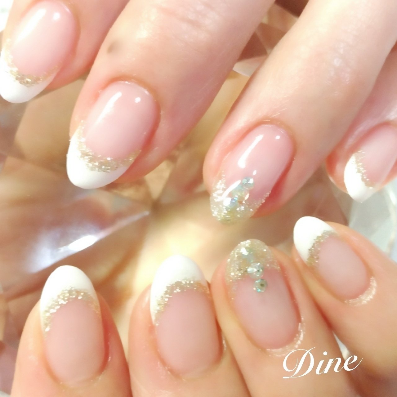 オールシーズン ブライダル デート ハンド シンプル キョーコ 白金ネイルサロン のネイルデザイン No ネイルブック