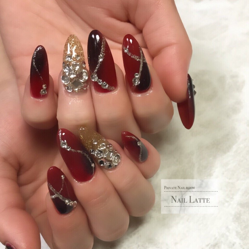 オールシーズン お正月 成人式 卒業式 ハンド 𝐍𝐀𝐈𝐋 𝐋𝐀𝐓𝐓𝐄 ﾟ 𝐑𝐄𝐍𝐀のネイル デザイン No ネイルブック