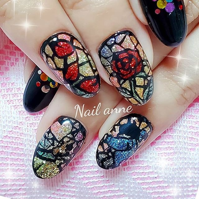 オールシーズン ハロウィン クリスマス ブライダル ハンド Nail Anneのネイルデザイン No ネイルブック