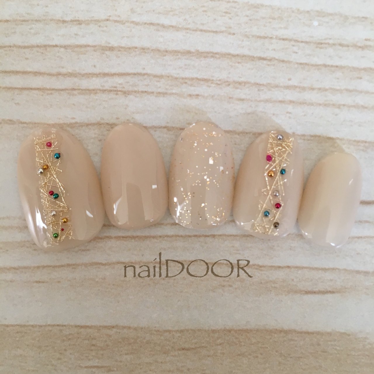 冬 オールシーズン クリスマス オフィス ハンド Naildoorのネイルデザイン No ネイルブック