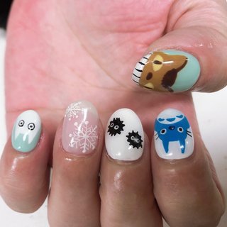 おすすめ順 ジェルネイル となりのトトロのネイルデザイン ネイルブック