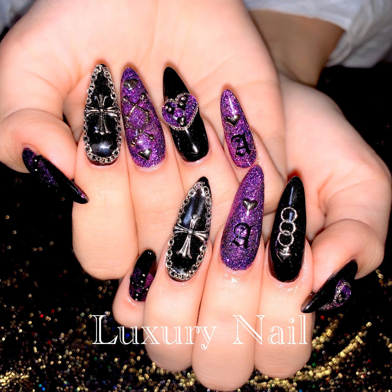 オールシーズン 成人式 ハロウィン 女子会 ハンド ちいやんのネイルデザイン No 485 ネイルブック