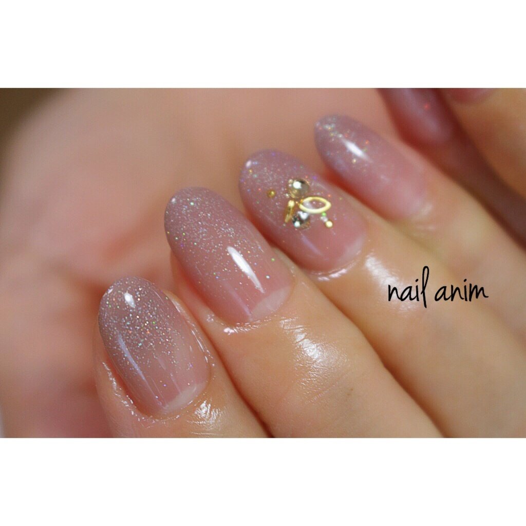 秋 冬 ハンド グラデーション ミディアム Nail Animのネイルデザイン No ネイルブック