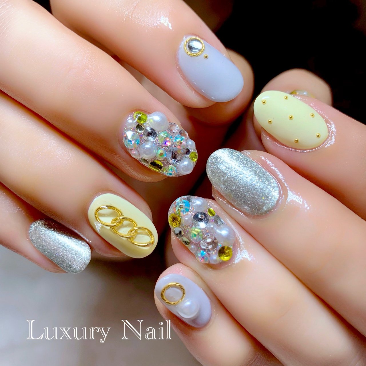 オールシーズン ライブ パーティー デート ハンド ちいやんのネイルデザイン No ネイルブック