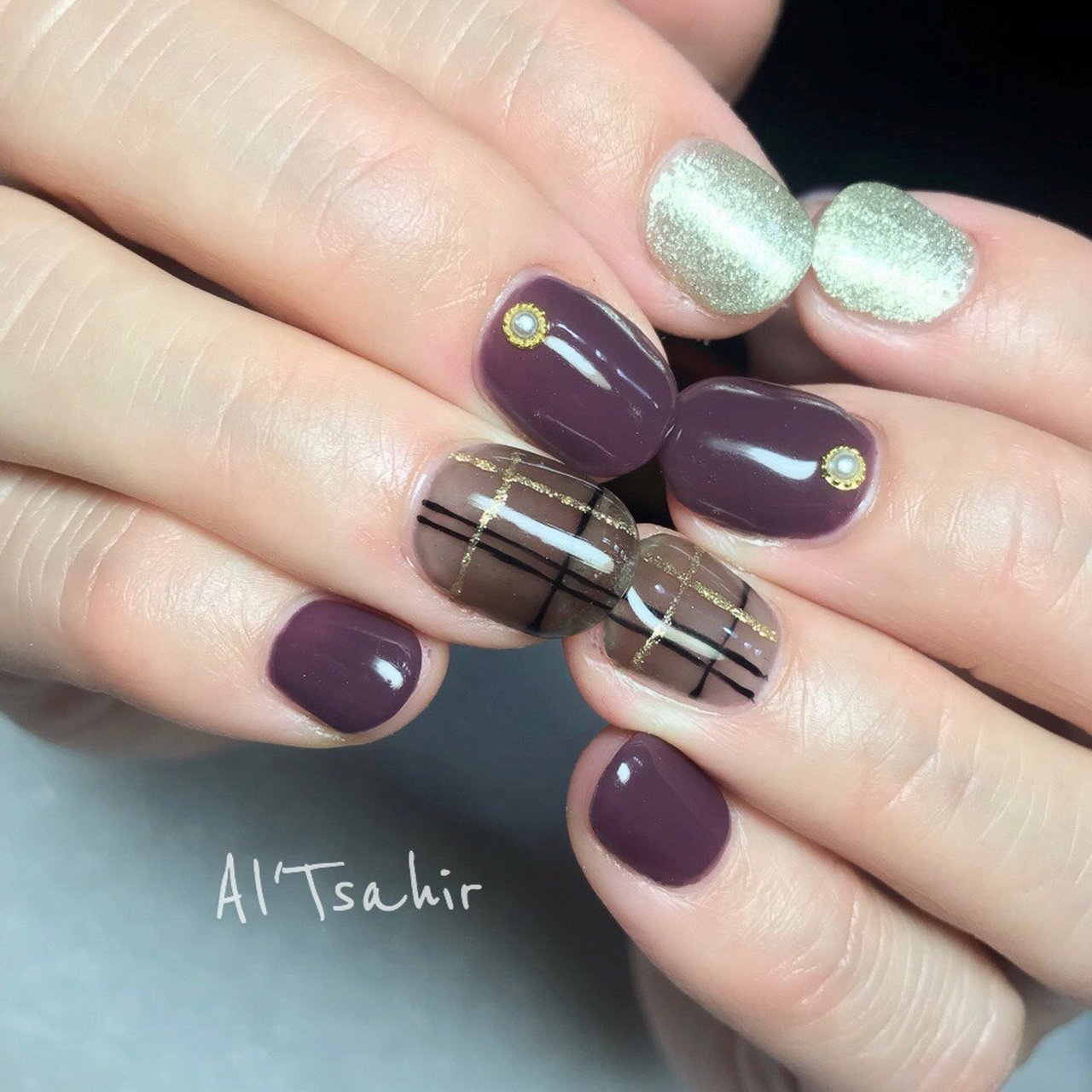 秋 冬 オールシーズン ハンド シンプル Noriko アルツァヒールのネイルデザイン No ネイルブック