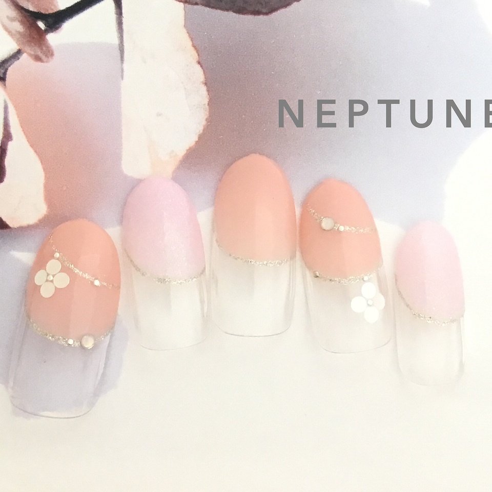 オールシーズン オフィス ハンド ジェル ネイルチップ Salon Neptuneのネイルデザイン No ネイルブック