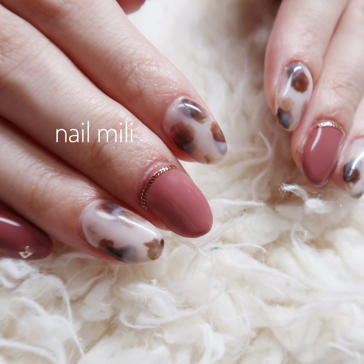 秋 冬 デート 女子会 ハンド Nail Miliのネイルデザイン No ネイルブック