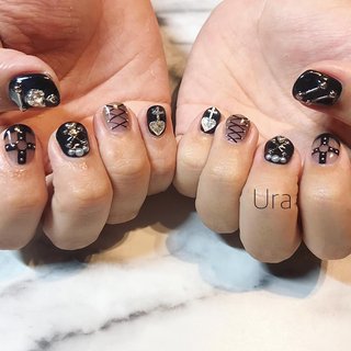 おすすめ順 ゴスロリネイルのネイルデザイン 2ページ目 ネイルブック