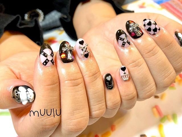 冬 オールシーズン ハンド ワンカラー ハート Nailsalon Muuluのネイルデザイン No ネイルブック