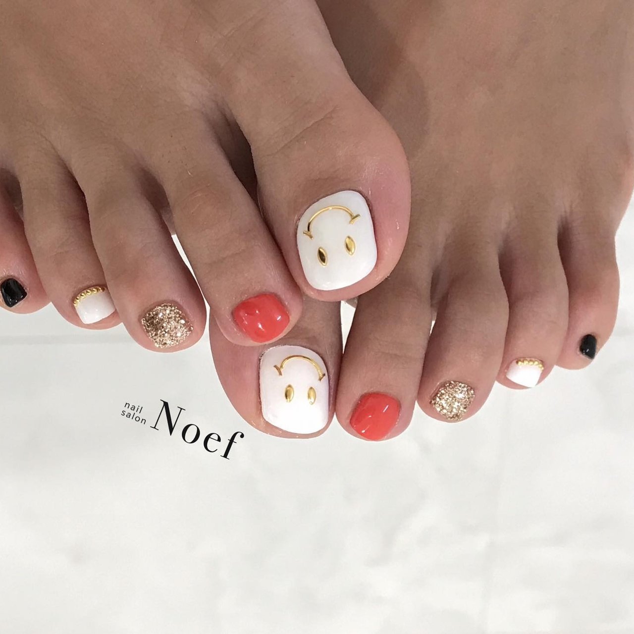 オールシーズン リゾート パーティー 女子会 フット Nail Salon Noefのネイルデザイン No ネイルブック