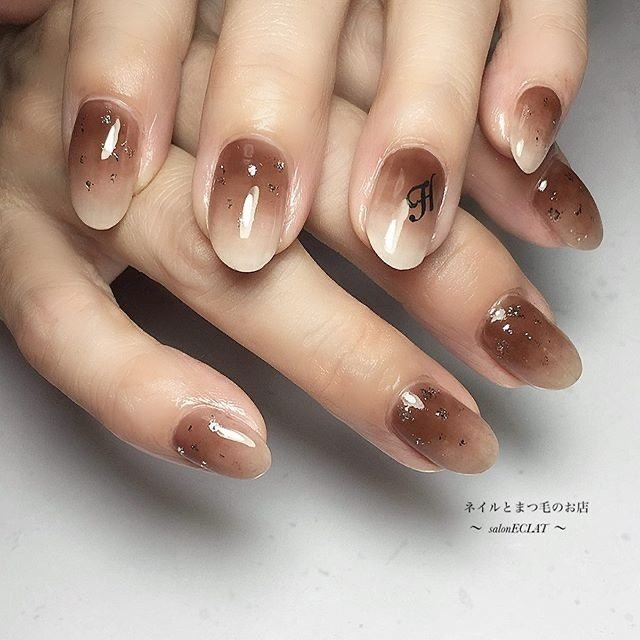 秋 冬 女子会 ハンド シンプル Mikaのネイルデザイン No ネイルブック