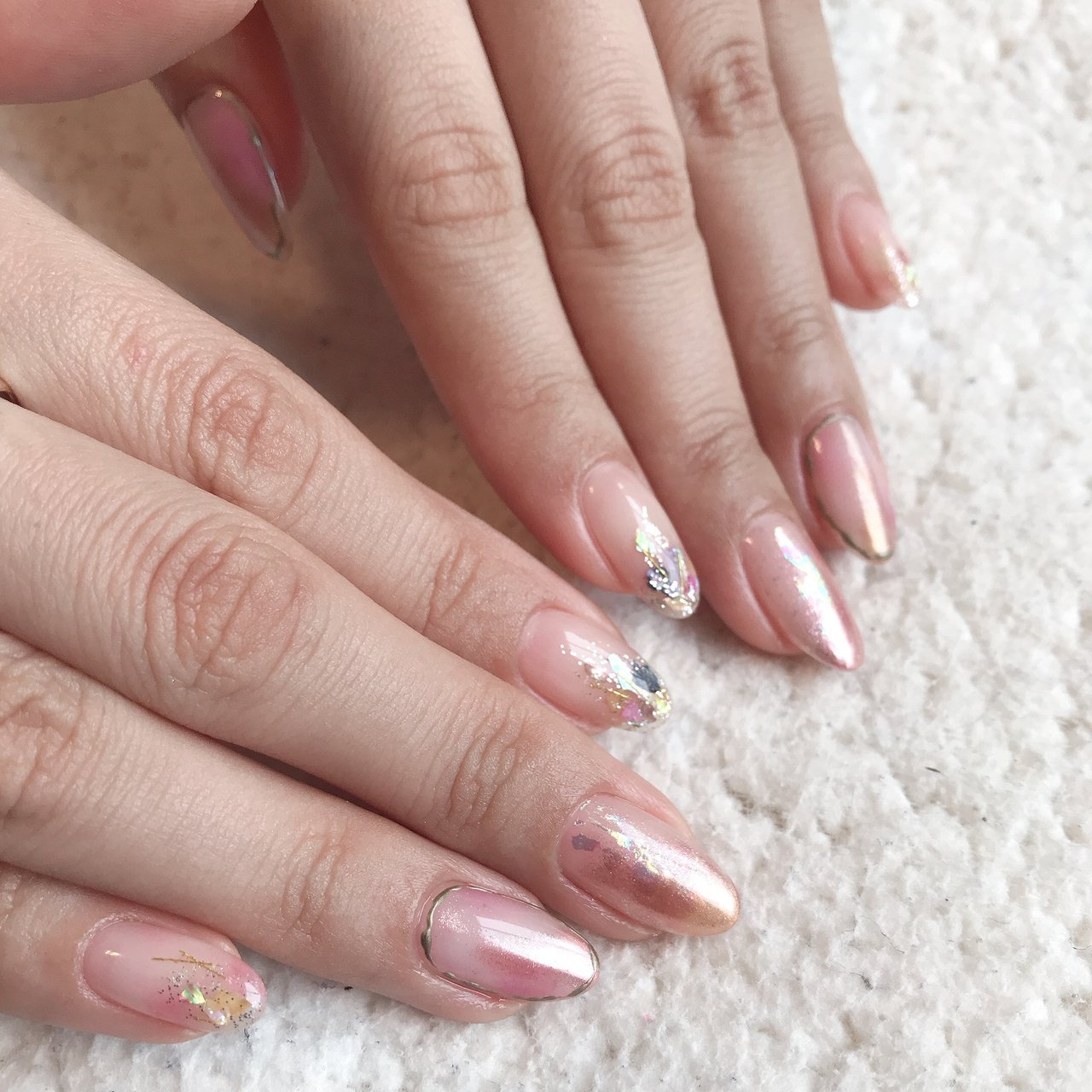 秋 冬 オールシーズン 女子会 ハンド Nail Glitter ネイルグリッターのネイルデザイン No ネイルブック