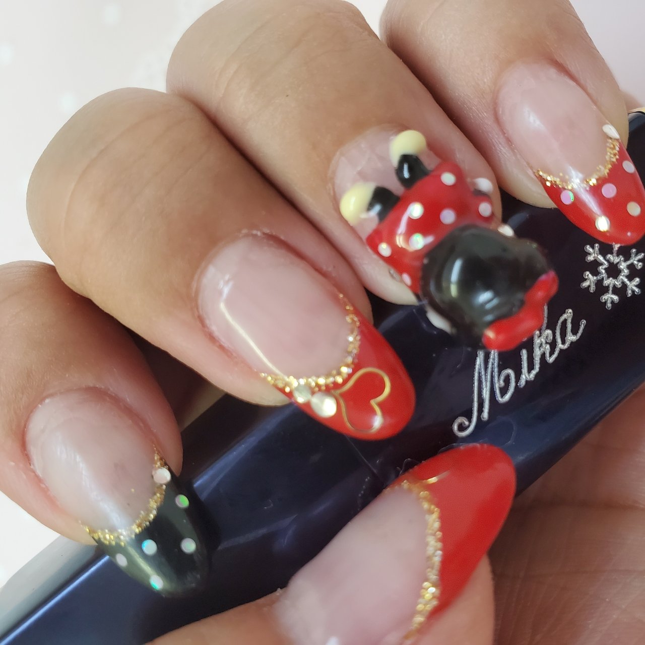 オールシーズン 旅行 ハンド フレンチ キャラクター Bellenail1022のネイルデザイン No ネイルブック