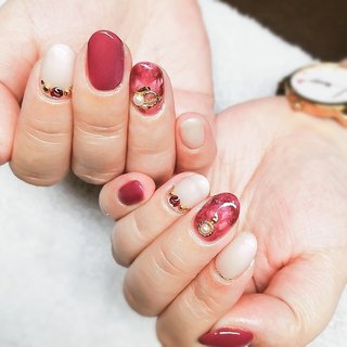 ネイルパフェマグネットジェルのネイルデザイン｜ネイルブック
