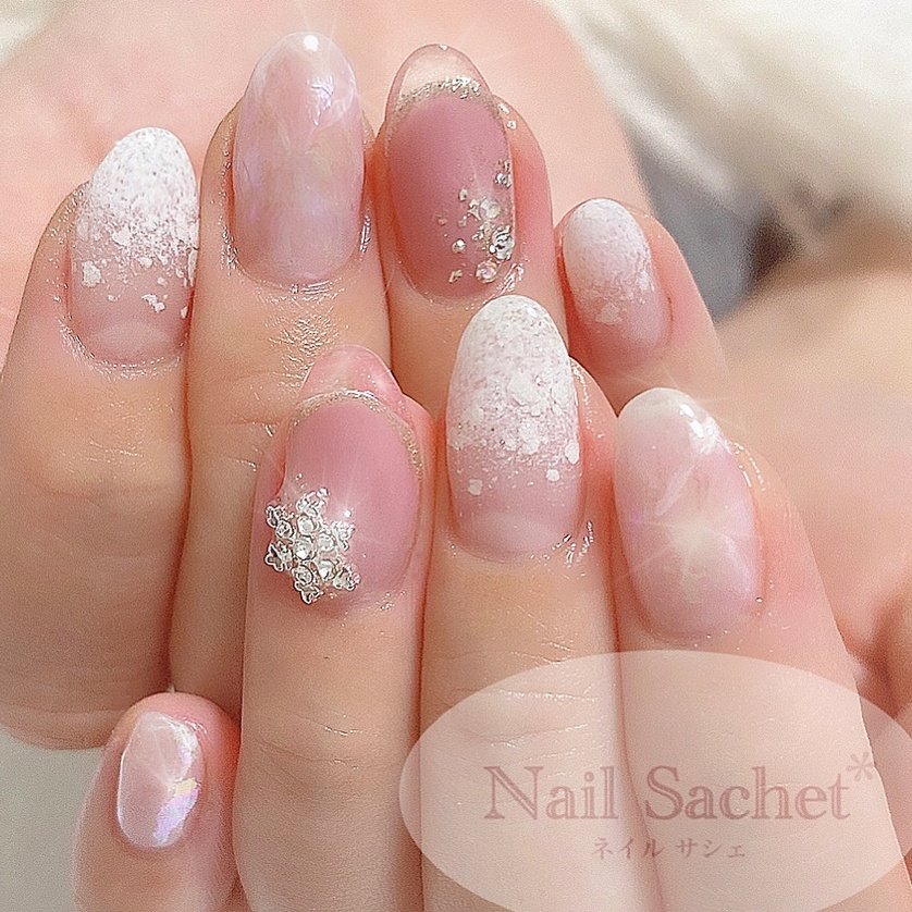 冬 クリスマス パーティー デート グラデーション 東京nailsachet ネイルサシェのネイルデザイン No ネイルブック