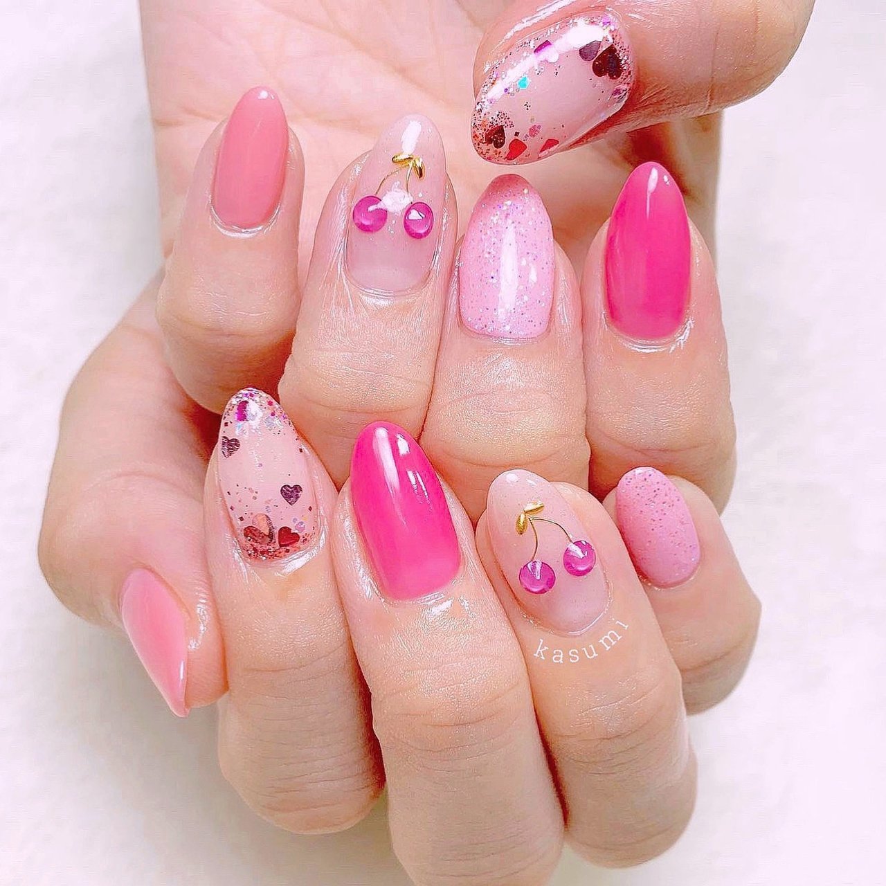 冬 オールシーズン バレンタイン クリスマス ハンド Kasumiのネイルデザイン No ネイルブック