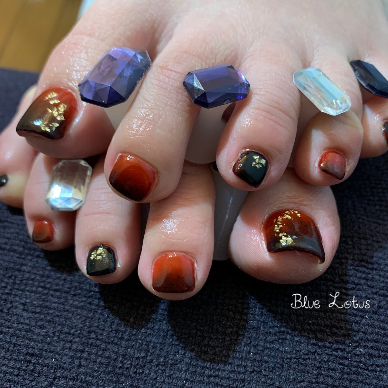 お正月 成人式 卒業式 浴衣 フット Ranのネイルデザイン No ネイルブック