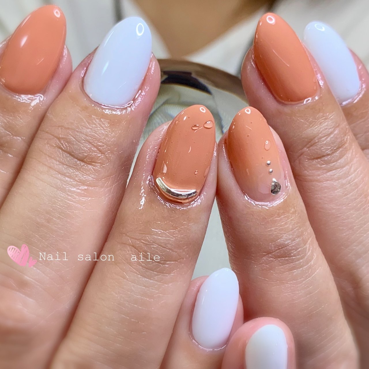 オールシーズン ハンド シンプル グラデーション ワンカラー Nail Salon Aileのネイルデザイン No ネイルブック