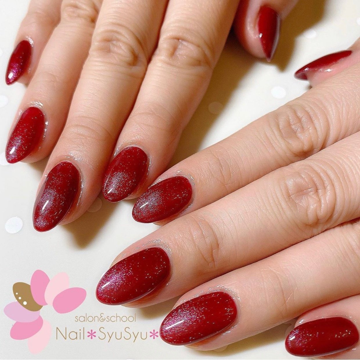 秋 冬 ハンド シンプル ラメ Nail Syusyu ネイルシュシュのネイルデザイン No ネイルブック