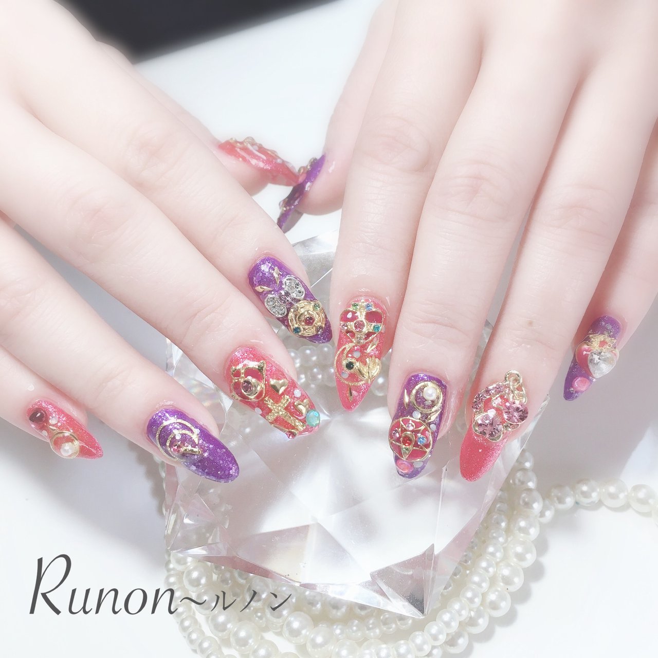 オールシーズン クリスマス パーティー 女子会 ハンド Runonのネイルデザイン No ネイルブック