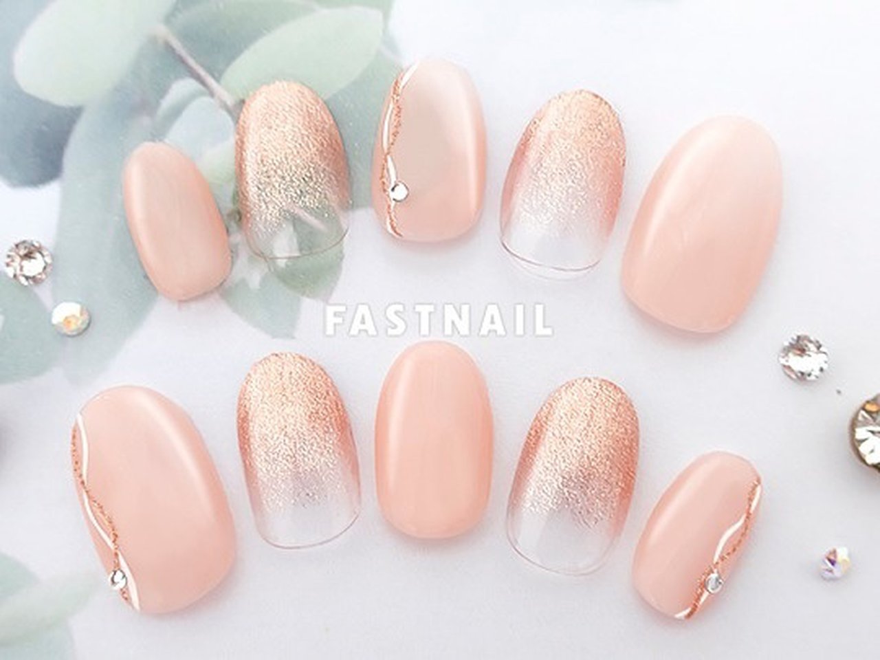 冬 オフィス デート ハンド シンプル Fast Nail ファストネイル のネイルデザイン No ネイルブック