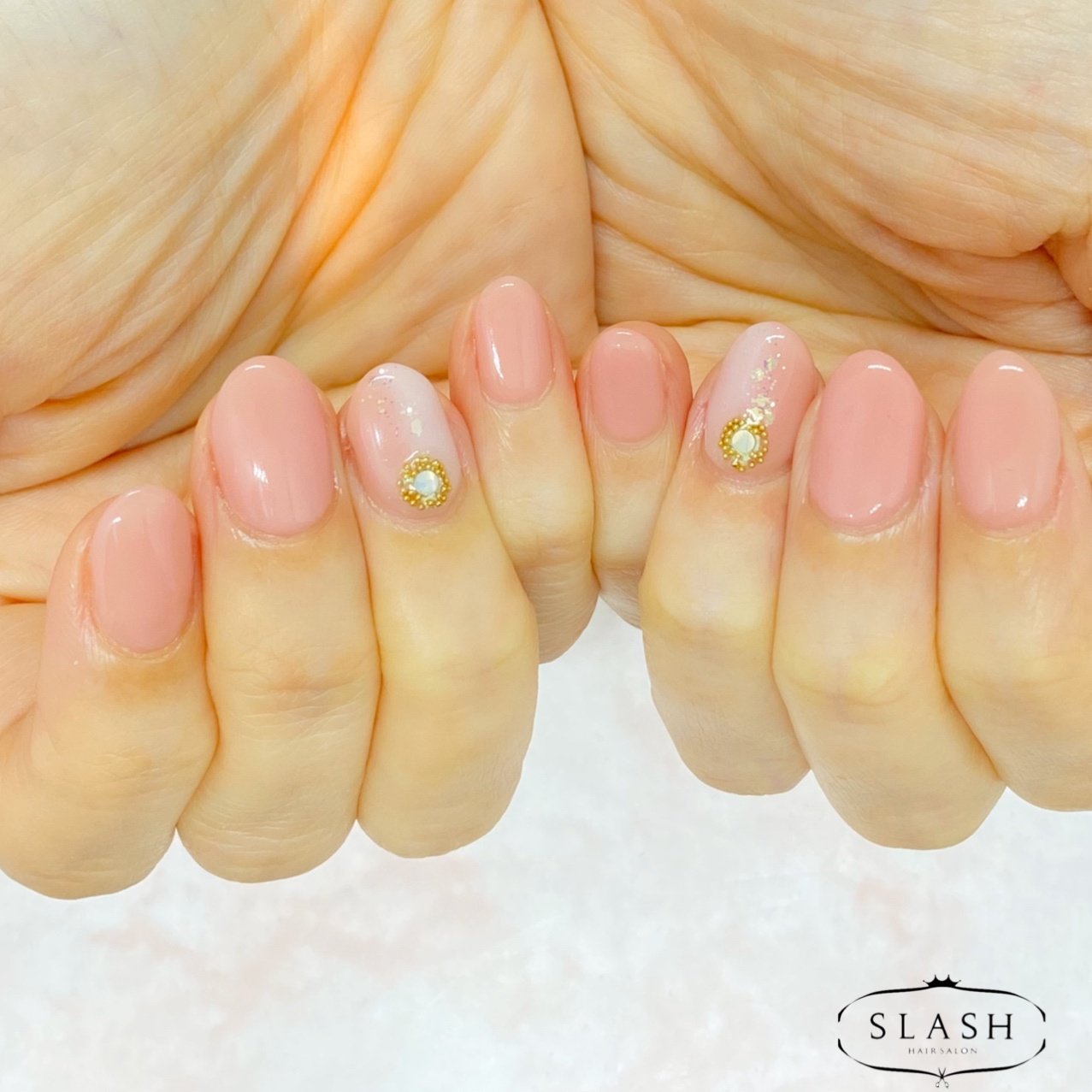 オールシーズン オフィス ハンド シンプル ワンカラー Slash Nail Tsukiyamaのネイルデザイン No ネイル ブック