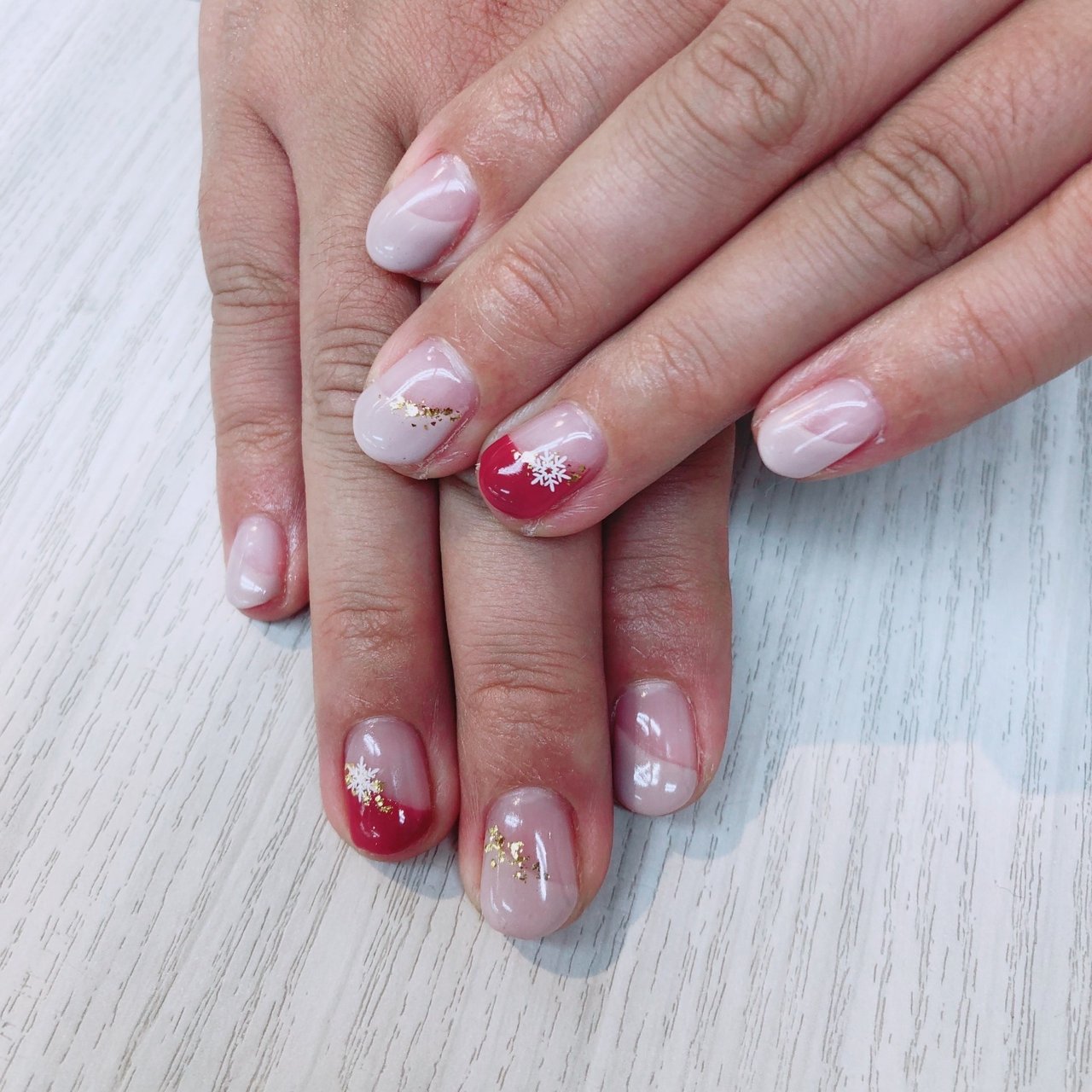 秋 冬 クリスマス デート ハンド Fast Nail ファストネイル のネイルデザイン No ネイルブック