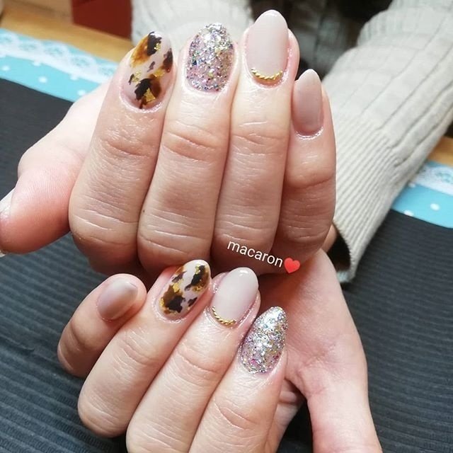 秋 冬 デート 女子会 ハンド Macaron Nailのネイルデザイン No ネイルブック