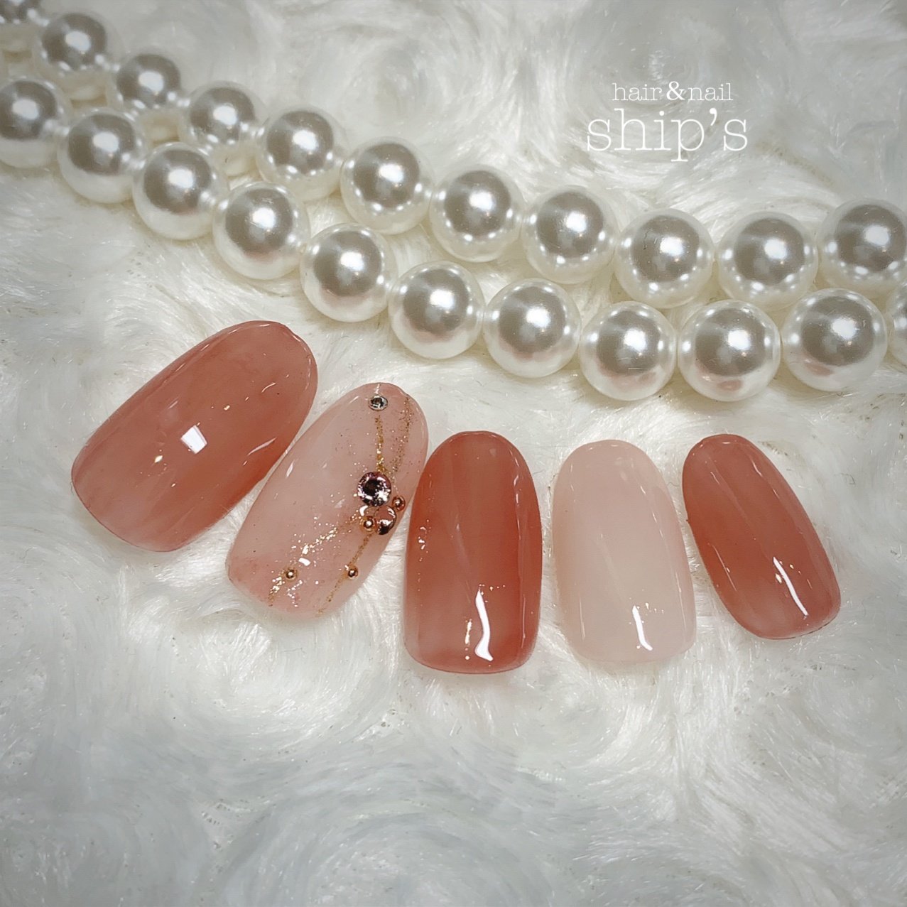 ハンド ラメ ワンカラー ピンク ジェル Ship S のネイルデザイン No ネイルブック