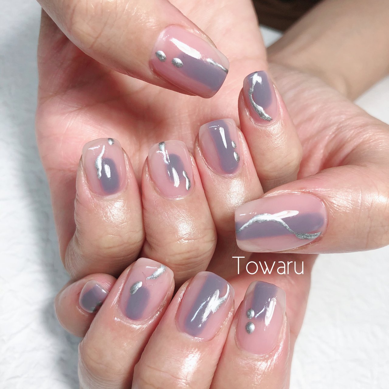 秋 冬 オールシーズン 女子会 ハンド Nailsalon Towaruのネイルデザイン No ネイルブック